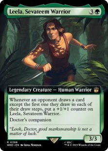 Leela, Sevateem Warrior (extended art)