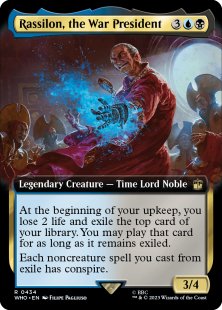 Rassilon, the War President (foil) (extended art)