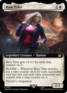 Rose Tyler (surge foil) (extended art)