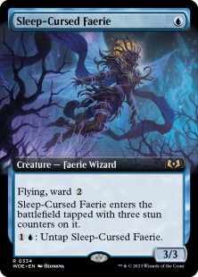 Sleep-Cursed Faerie (foil) (extended art)