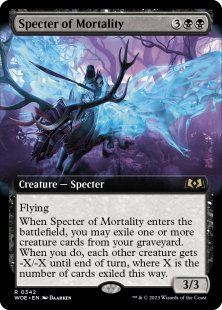 Specter of Mortality (foil) (extended art)