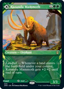 Kazandu Mammoth (foil) (showcase)