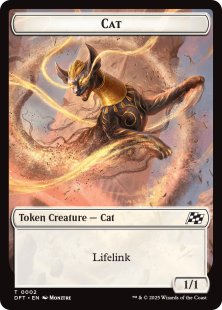 Cat token (foil) (1/1)