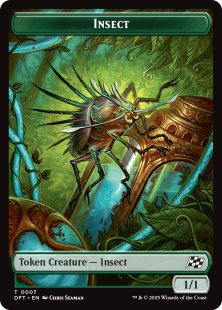 Insect token (foil) (1/1)