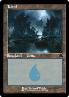 Island (#405) (foil)