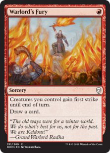 Warlord's Fury (foil)