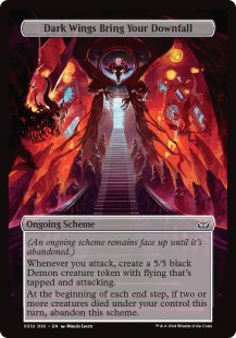 Dark Wings Bring Your Downfall (oversized)