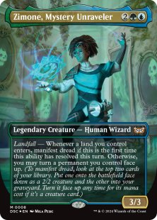 Zimone, Mystery Unraveler (foil) (borderless)