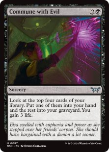 Commune with Evil (foil)