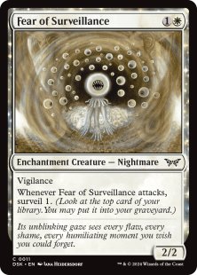 Fear of Surveillance (foil)