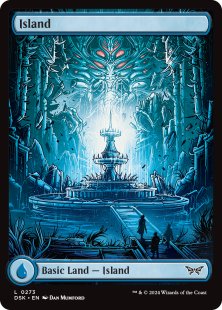 Island (#273) (foil) (full art)