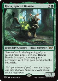 Kona, Rescue Beastie (#299) (foil)