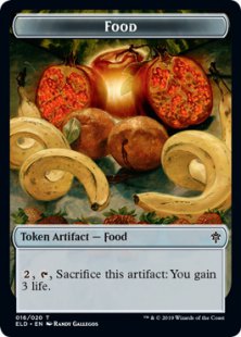 Food token (2) (foil)
