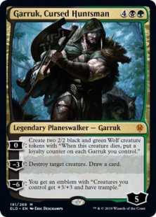 Garruk, Cursed Huntsman (foil)