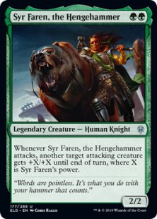 Syr Faren, the Hengehammer (foil)