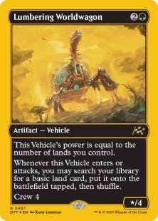 Lumbering Worldwagon (#467) (first-place foil)