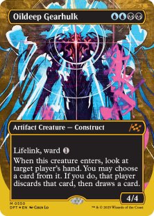 Oildeep Gearhulk (#550) (first-place foil) (borderless)