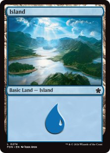 Island (#274) (foil)