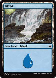 Island (#275) (foil)