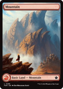 Mountain (#288) (foil) (full art)