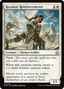 Resolute Reinforcements (foil)