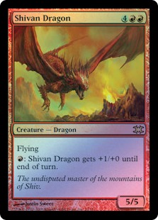 Shivan Dragon (foil)