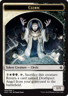 Cleric token (1/1)