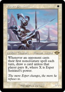Esper Sentinel (retro frame) (foil)