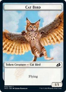Cat Bird token (foil) (1/1)