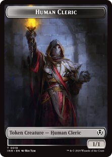 Human Cleric Token (foil) (1/1)