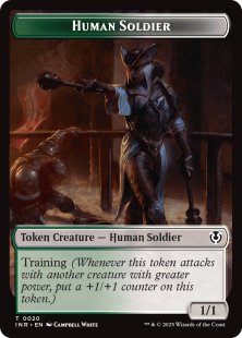 Human Soldier Token (#20) (1/1)