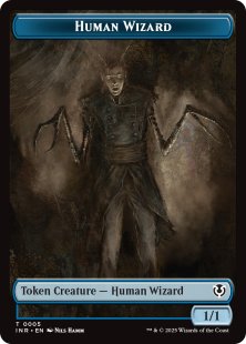 Human Wizard Token (1/1)