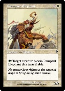 Rampant Elephant (foil)