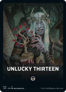 Unlucky Thirteen front card