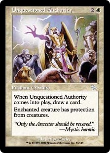 Unquestioned Authority (foil)