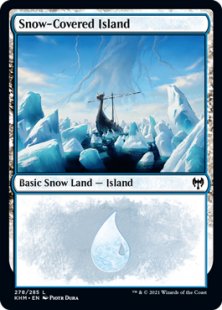 Snow-Covered Island (#278) (foil)