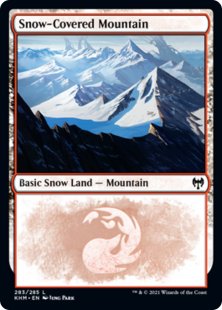 Snow-Covered Mountain (#283) (foil)
