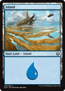 Island (#253) (foil)