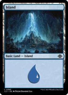 Island (#395) (foil)