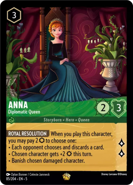 Anna, Diplomatic Queen (foil)