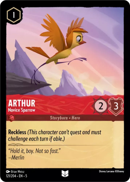 Arthur, Novice Sparrow (foil)