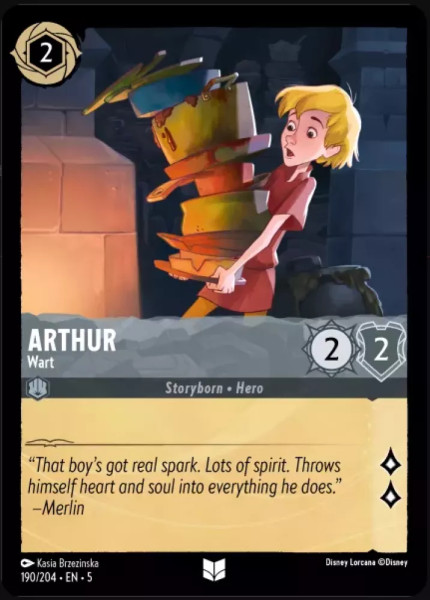 Arthur, Wart (foil)