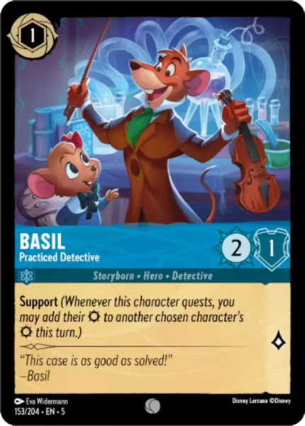 Basil, Practiced Detective