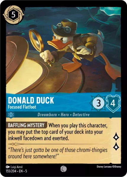 Donald Duck, Focused Flatfoot (foil)