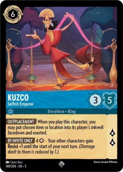 Kuzco, Selfish Emperor (foil)