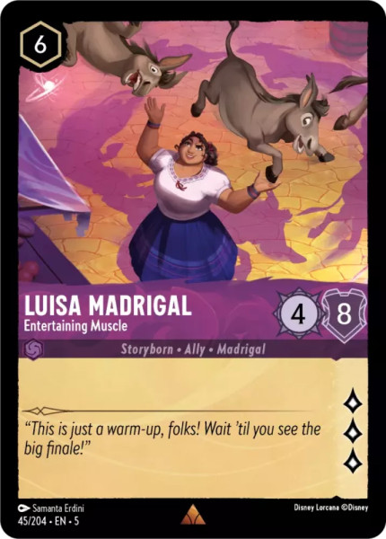 Luisa Madrigal, Entertaining Muscle (foil)