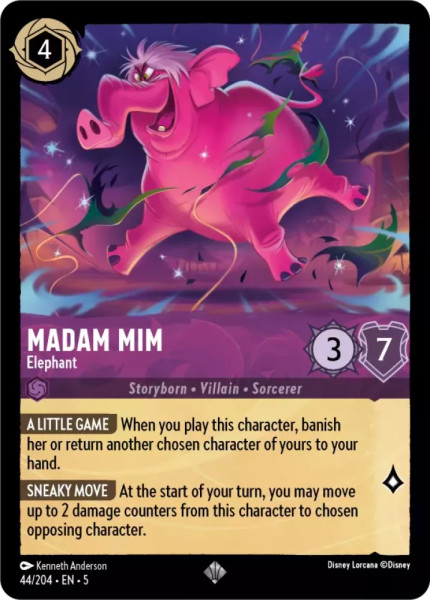 Madam Mim, Elephant (foil)