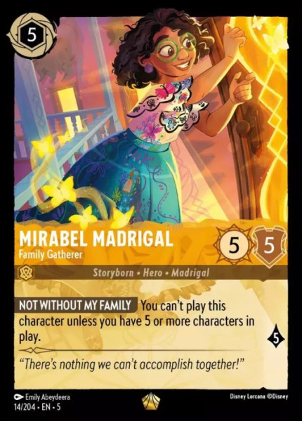 Mirabel Madrigal, Family Gatherer (foil)