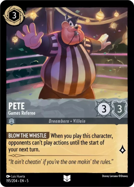 Pete, Games Referee