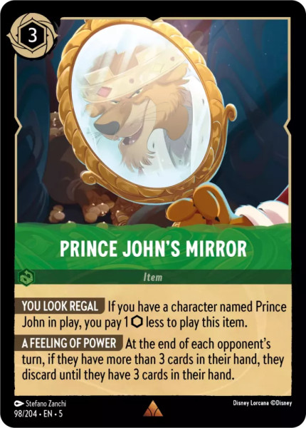 Prince John's Mirror